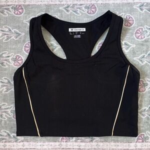 Forever 21 Black Racerback Sports Bra/Tank